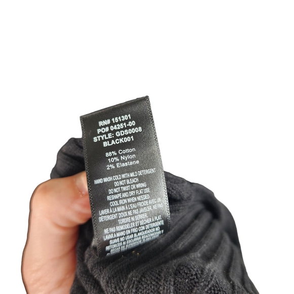 GOOD AMERICAN Womens 1 Ribbed Cold Shoulder High Side Slit Dress V Neck Nwt New - Picture 3 of 7